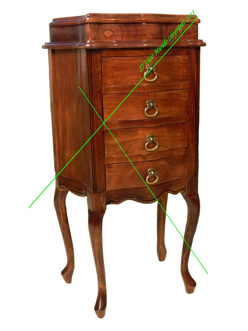 Cajonera Joyero En Madera Solida De Cedro Rojo/caoba 7,900.00 en